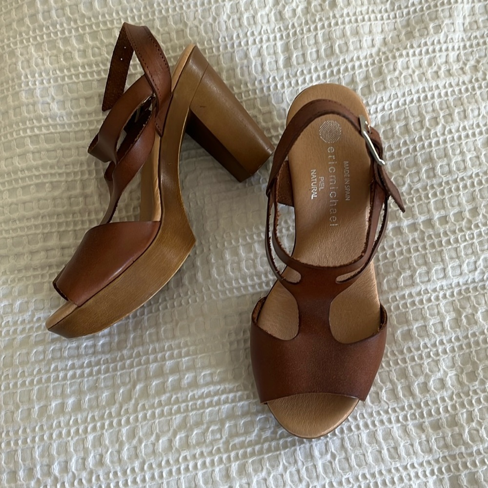 Chunky Brown Heels